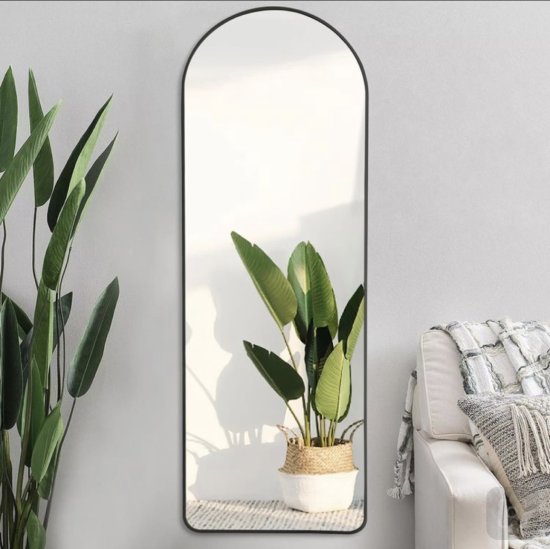 Зеркало декоративное A+T Home Decor арочное 50x160 см металл цвет черный