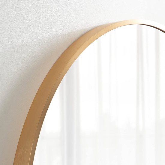 Зеркало декоративное A+T Home Decor арочное 50x160 см металл цвет золотистый