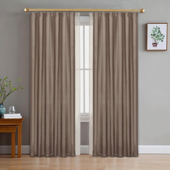 ЛЦ Штора на ленте Tegal 140x260 см цвет серо-коричневый Fos 3