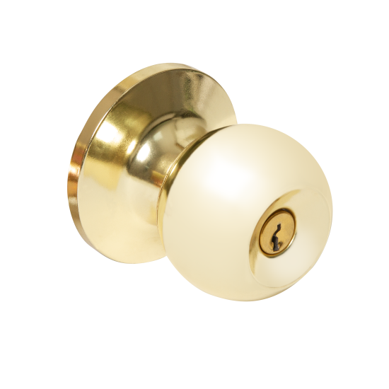 Ручка-кноб ключ/фиксатор цвет золото