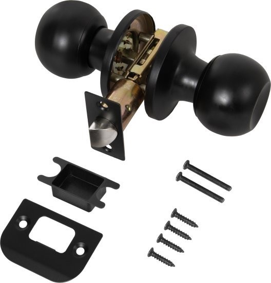 Ручка-кноб без запирания цвет черный