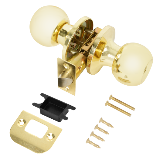 Ручка-кноб 6073 фиксатор цвет золото