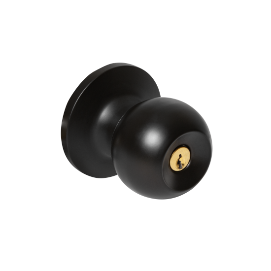 Ручка-кноб ключ/фиксатор цвет черный