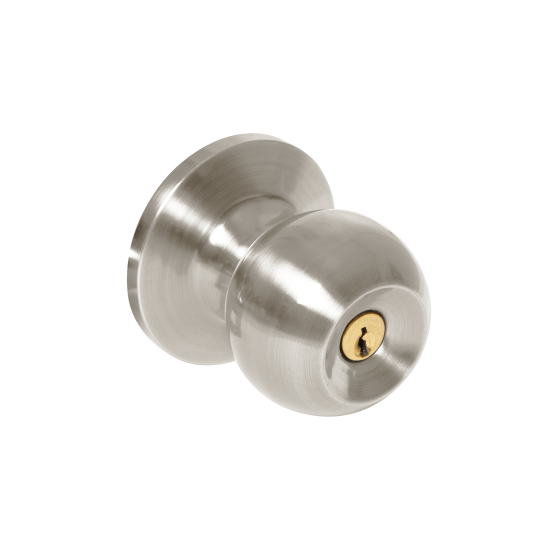 Ручка-кноб ключ/фиксатор цвет никель