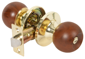 Ручка-кноб фиксатор цвет дерево