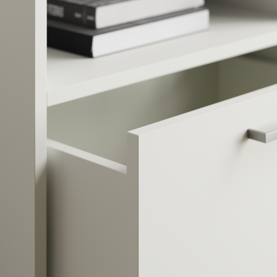 Тумба прикроватная 49.8x48.4x33.3 см ЛДСП цвет белый лед