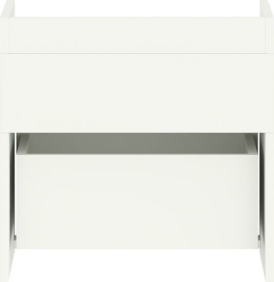 Тумба прикроватная 49.8x48.4x33.3 см ЛДСП цвет белый лед