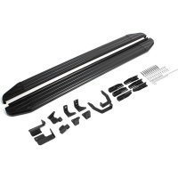 Автомобильные пороги для Hyundai Palisade 2020-н.в. Rival Premium-Black