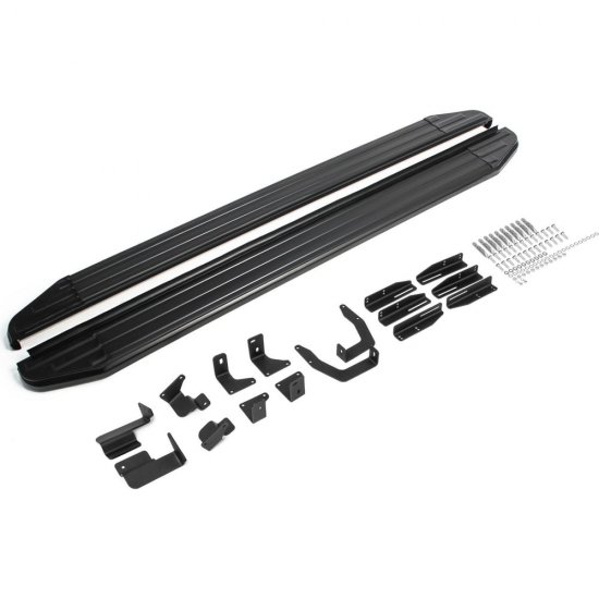 Автомобильные пороги для Hyundai Palisade 2020-н.в. Rival Premium-Black