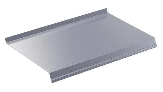 Отлив 200x2000 мм цвет темно-серый