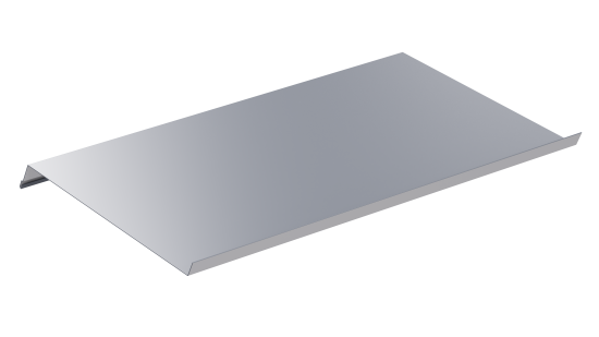 Отлив 200x2000 мм цвет темно-серый