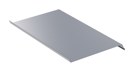 Отлив 200x2000 мм цвет темно-серый