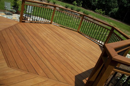 Террасная доска двухсторонняя 28x140x1500 мм импрегнированная вельвет 0.21 м²