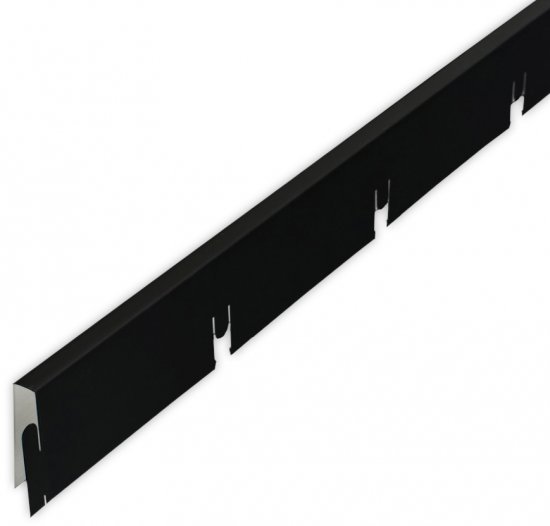 Комплект грильято 100x100x40 мм 2.4 м черный