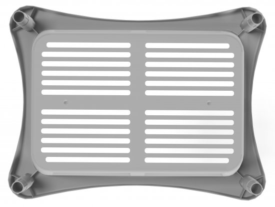 Стеллаж для ванной Berossi Relax 40.14x30.14x67.95 см цвет дымчато-серый