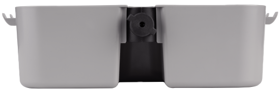 Полочка для душевой штанги Berossi Kniva цвет дымчато-серый