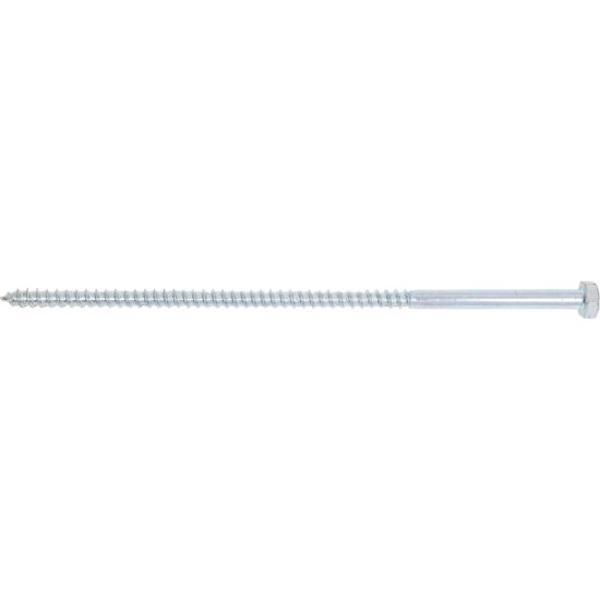 Шестигранный оцинкованный шуруп Bohrer 6x160 DIN571 20 шт.