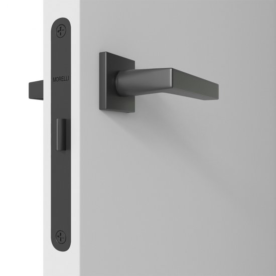 Дверь межкомнатная Invisible 800х2000 мм с прямым открыванием с замком черным