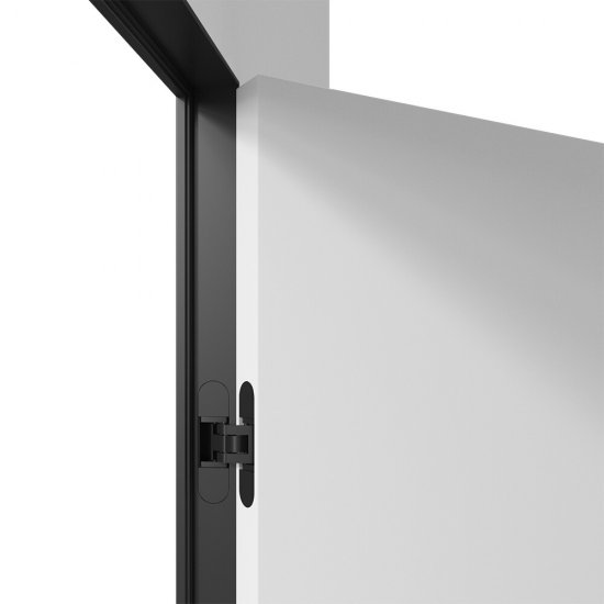 Дверь межкомнатная Invisible 800х2000 мм с прямым открыванием с замком черным