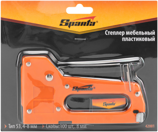 Степлер Sparta 42001 тип скоб 53 4-8 мм