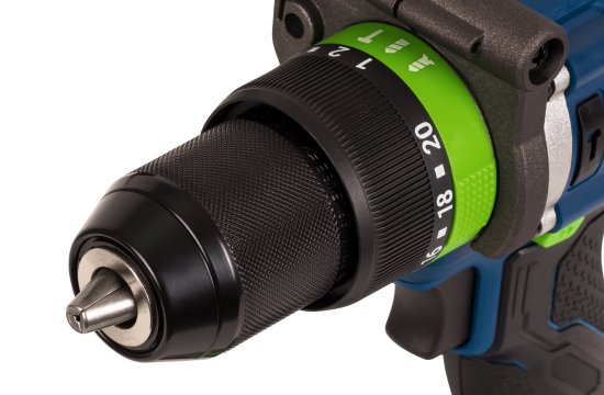 Дрель-шуруповерт аккумуляторная ударная бесщеточная Rockfield RF2094BK, 20 В Li-ion 4 Ач