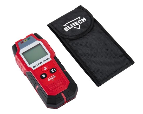 Детектор скрытой проводки и металла Elitech СП80Л