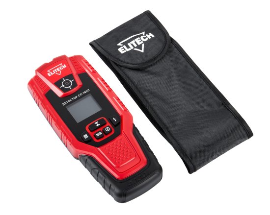 Детектор скрытой проводки и металла Elitech СП100Л