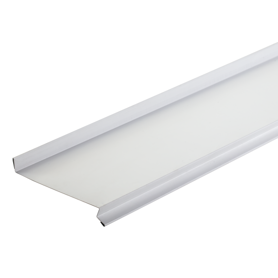 Отлив оцинкованный 160x2000 мм белый