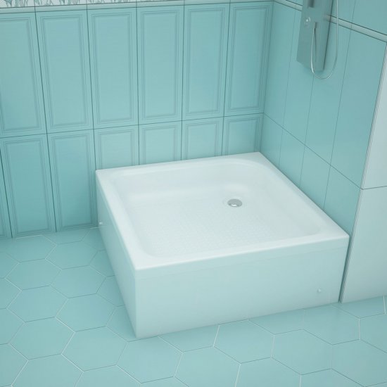 Поддон Метакам Universal S акриловый 90х90х30 см квадрат белый средний (АПS_012481)