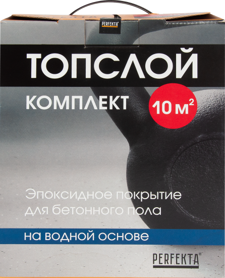Комплект для устройства напольного покрытия Perfekta Топслой цвет серый 10 м2