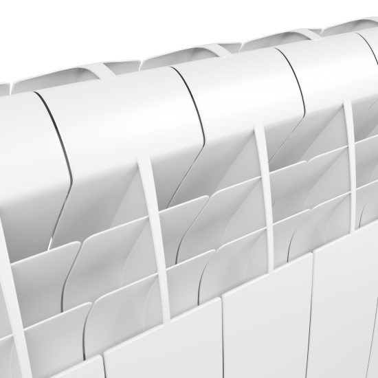 Радиатор секционный Royal Thermo Biliner 350/87 12 секций боковое подключение биметалл белый