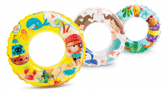 Круг для плавания ø61 см прозрачный