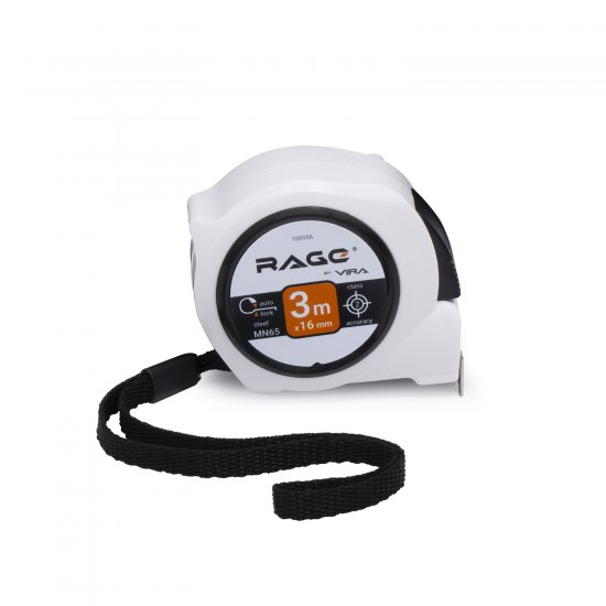 Рулетка Rage с автостопом 3 м х 16 мм