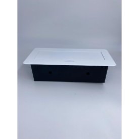 Встраиваемая выдвижная розетка для столешницы с usb Inrior TORO-88-10