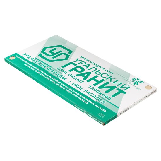 Керамогранит Уральский Гранит Моноколор слоновая кость матовый 1200х600х10 мм (3 шт.=2,16 кв.м)