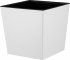 Горшок цветочный Ingreen Cube 18.4x17.7x17.7 см v4.2 л пластик белый жасмин