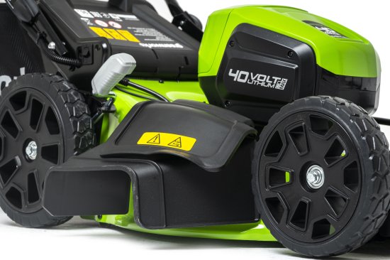 Газонокосилка аккумуляторная бесщеточная GreenWorks 2514407UB 40 В 46 см 1x4 Ач АКБ и ЗУ входит в комплект