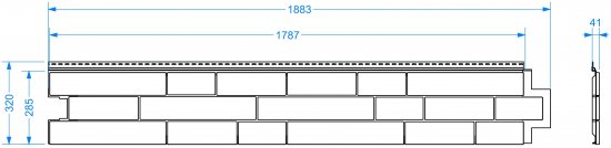 Сайдинг виниловый Döcke Rocky Сланец 1.8 м Пекан 0.51 м²