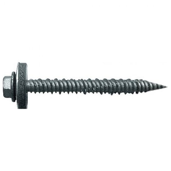 Винт по бетону Skreppro ScWp(EPDM)-6,3x55 Дакромет, 1500 шт.