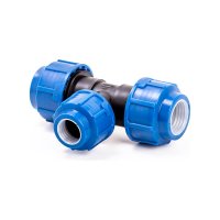 Компрессионный тройник для ПЭ труб LAMMIN Lm34011403240
