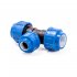 Компрессионный тройник для ПЭ труб LAMMIN Lm34011403240