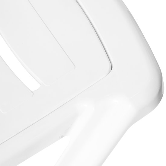 Шезлонг Эластик 186.5x62.5x31.5 см пластик белый