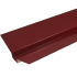 Ендова верхняя 130x30x50 мм 2 м RAL 3005 0.4 мм красный