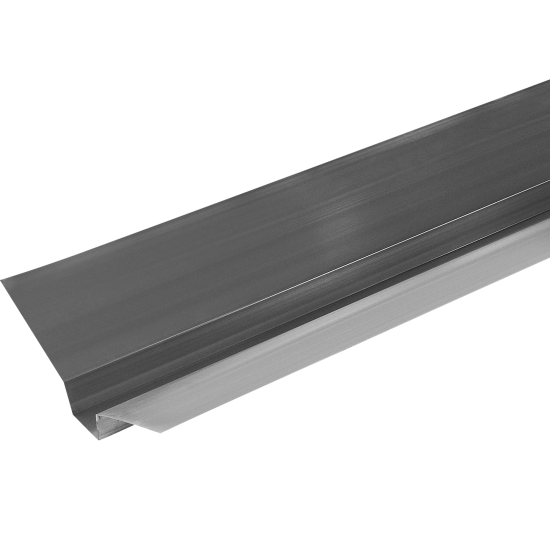 Ендова верхняя 130x30x50 мм 2 м оцинкованная 0.4 мм