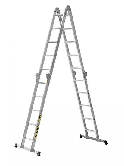 Лестница трансформер 4-секционная Наш до 5.75 м 20 ступеней