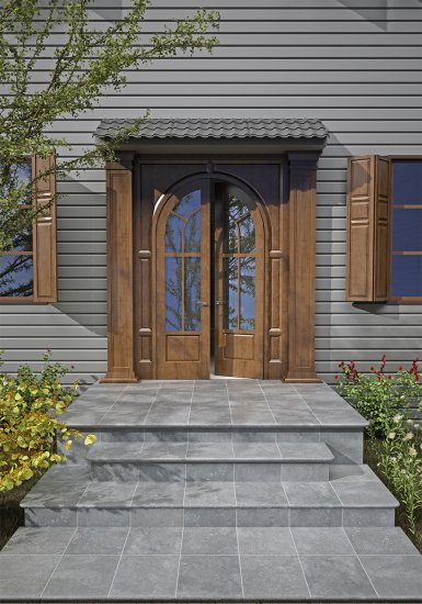 Ступень угловая Stone Gris 33x33 см цвет серый 1 шт.