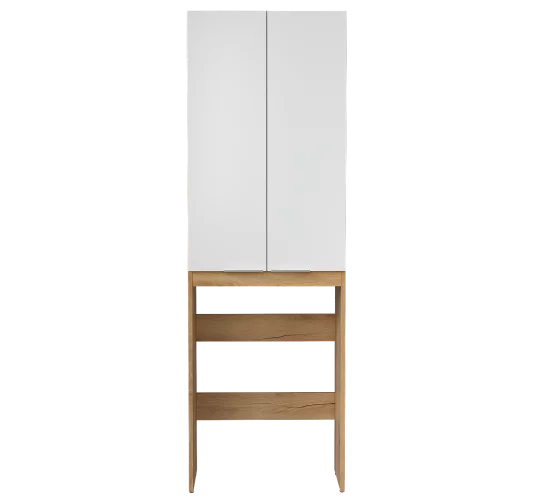 Шкаф для стиральной машины Сохо KONSENSA 64.4x197 см цвет дуб гудзон золотой/белый софт тач