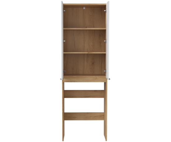 Шкаф для стиральной машины Сохо KONSENSA 64.4x197 см цвет дуб гудзон золотой/белый софт тач