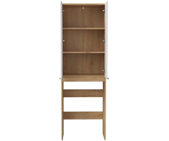 Шкаф для стиральной машины Сохо KONSENSA 64.4x197 см цвет дуб гудзон золотой/белый софт тач