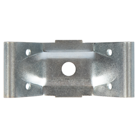 Стяжка для табурета врезная прямоугольная Jet 45x200x900 мм сталь цвет серый